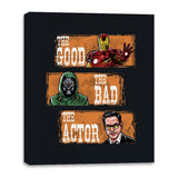 The Actor - Canvas Wraps Canvas Wraps RIPT Apparel 16x20 / Black