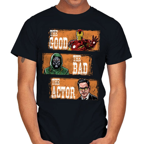 The Actor - Mens T-Shirts RIPT Apparel Small / Black