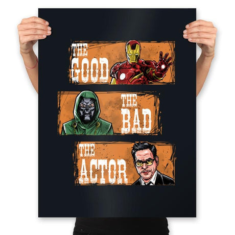 The Actor - Prints Posters RIPT Apparel 18x24 / Black