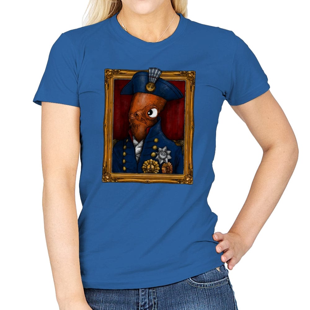 The Admiral - Womens T-Shirts RIPT Apparel Small / Royal