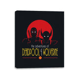 The Adventures of Deadpool & Wolverine - Canvas Wraps Canvas Wraps RIPT Apparel 11x14 / Black