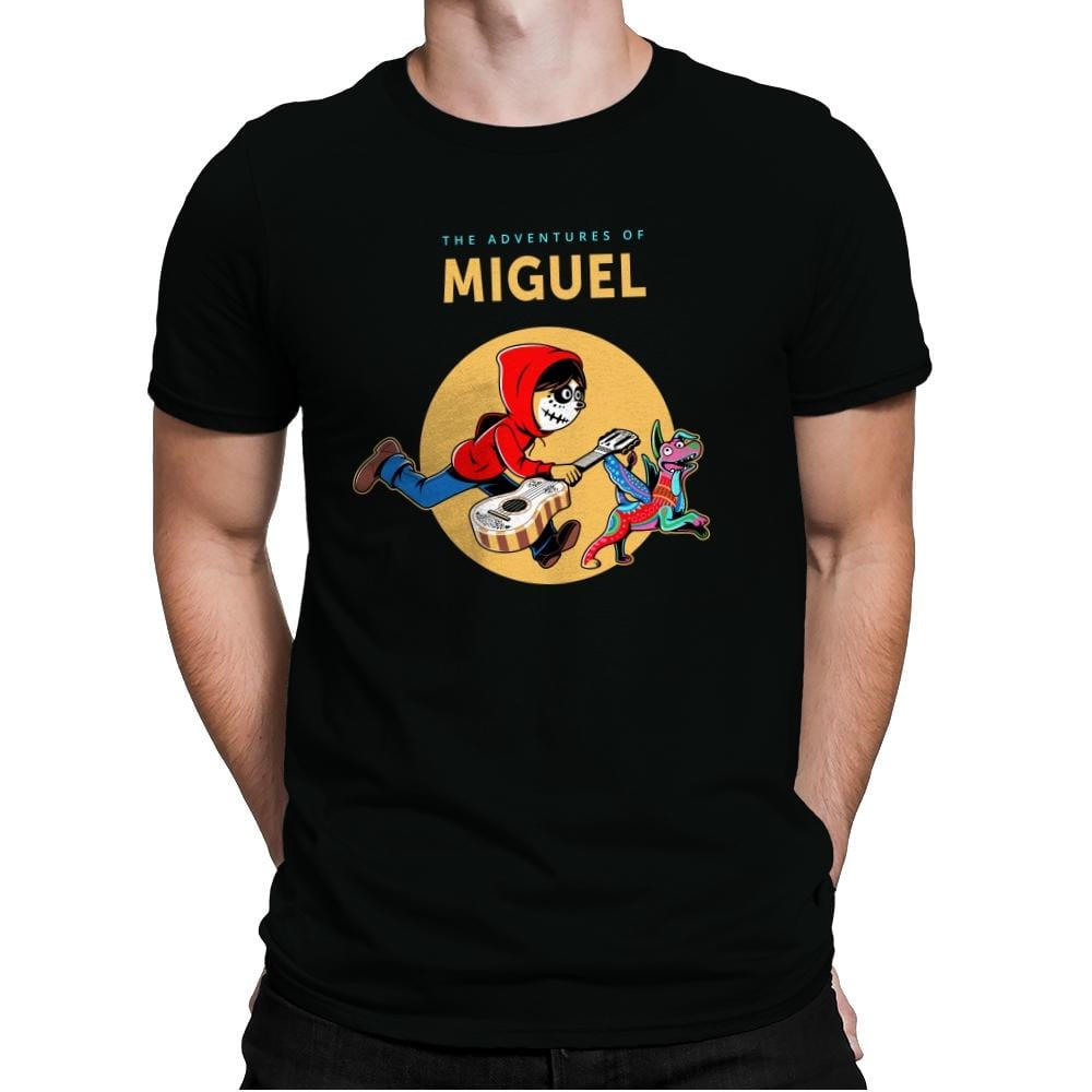 The Adventures of Miguel - Mens Premium T-Shirts RIPT Apparel Small / Black