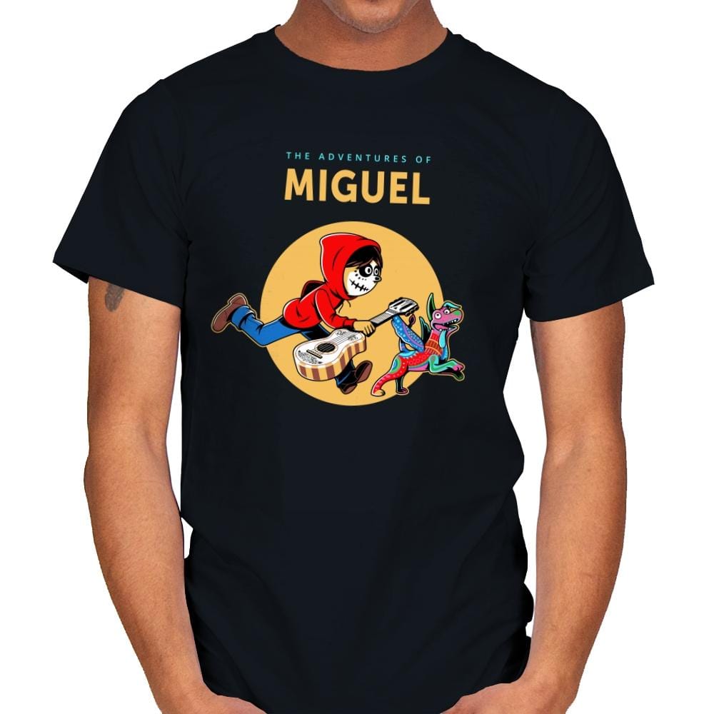 The Adventures of Miguel - Mens T-Shirts RIPT Apparel Small / Black