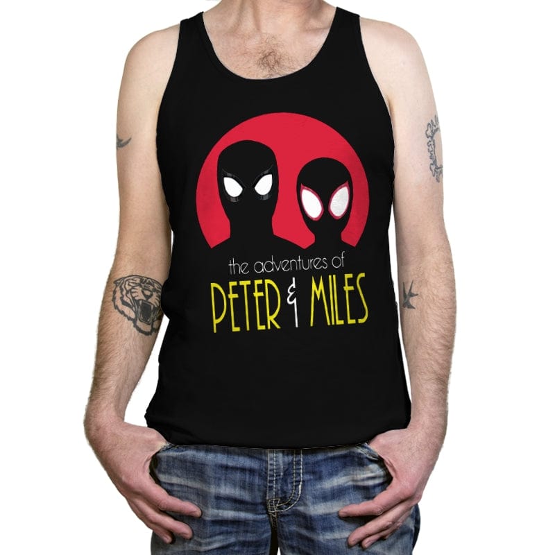 The Adventures of Peter & Miles - Tanktop Tanktop RIPT Apparel X-Small / Black