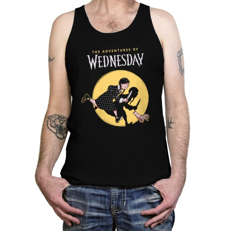 The Adventures of Wednesday - Tanktop Tanktop RIPT Apparel X-Small / Black