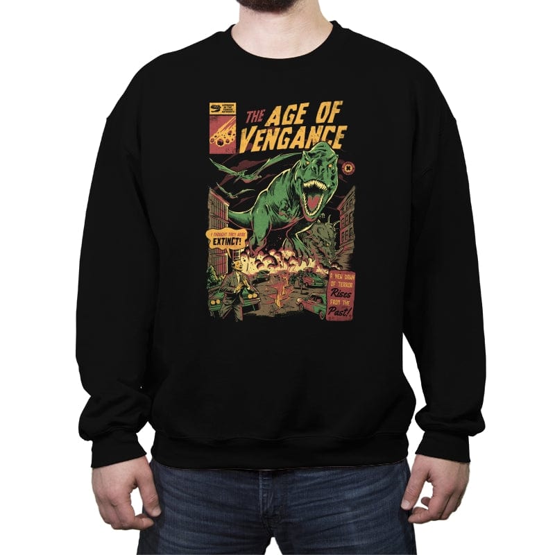 The Age of Vengeance - Crew Neck Sweatshirt Crew Neck Sweatshirt RIPT Apparel Small / Black