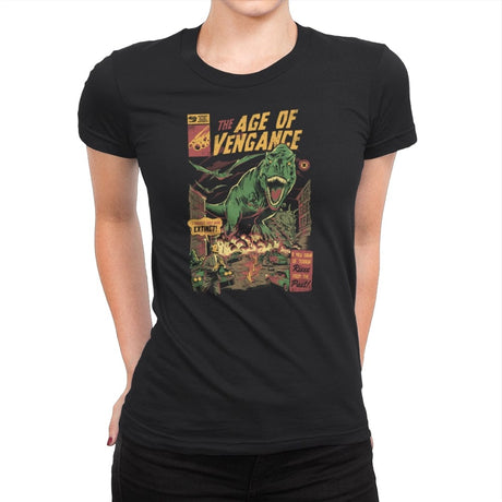 The Age of Vengeance - Womens Premium T-Shirts RIPT Apparel Small / Black