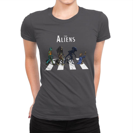 The Aliens - Womens Premium T-Shirts RIPT Apparel Small / Heavy Metal