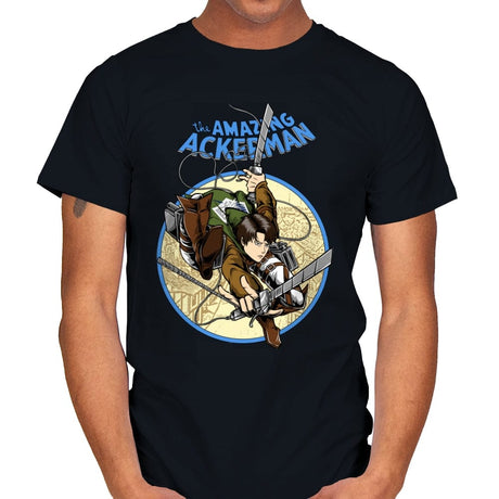 The Amazing Ackerman - Mens T-Shirts RIPT Apparel Small / Black