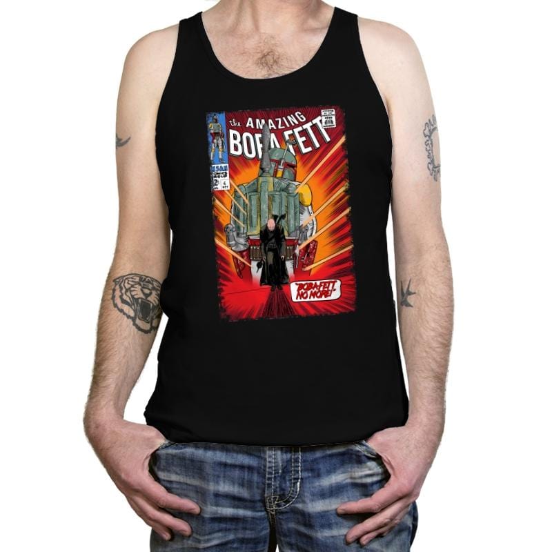 The Amazing Bounty Hunter - Tanktop Tanktop RIPT Apparel X-Small / Black