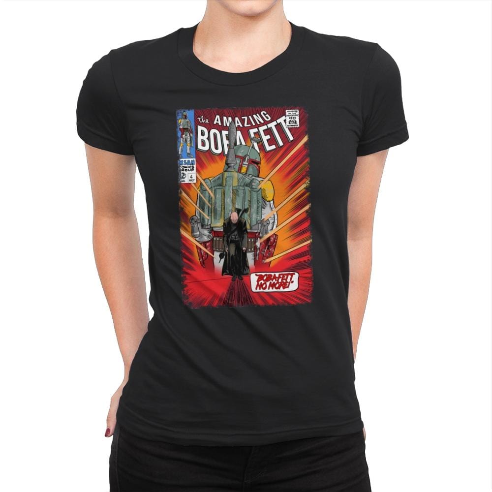 The Amazing Bounty Hunter - Womens Premium T-Shirts RIPT Apparel Small / Black