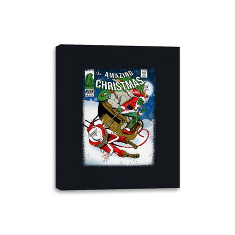 The Amazing Christmas - Canvas Wraps Canvas Wraps RIPT Apparel 8x10 / Black