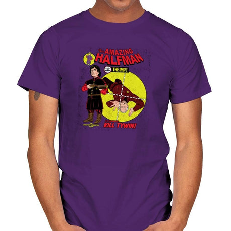 The Amazing Half-Man - Game of Shirts - Mens T-Shirts RIPT Apparel Small / Purple