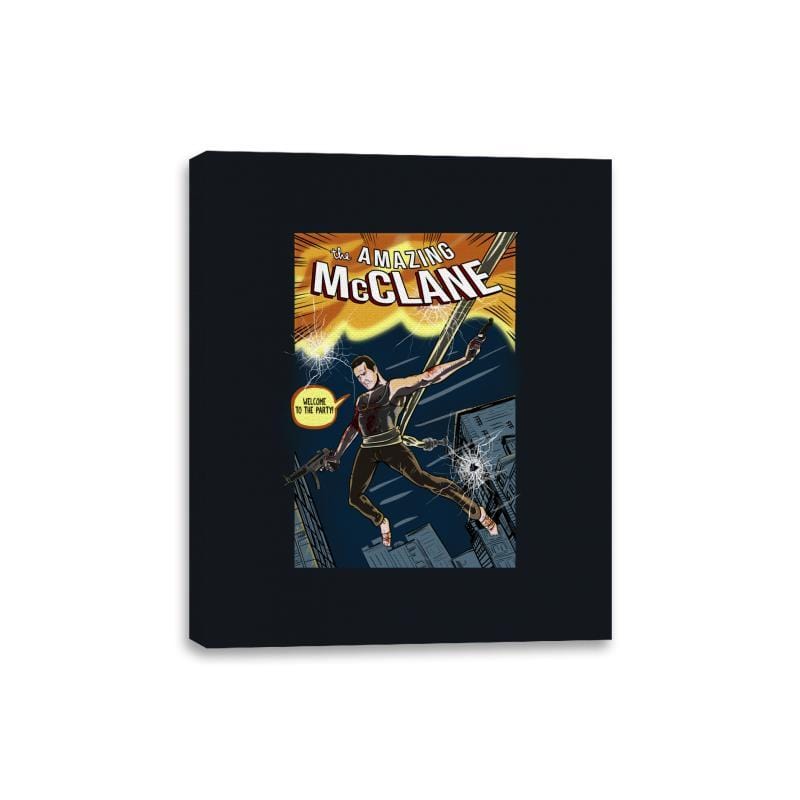 The Amazing McClane - Canvas Wraps Canvas Wraps RIPT Apparel 8x10 / Black