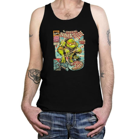 The Amazing Ninja Dude - Tanktop Tanktop RIPT Apparel X-Small / Black