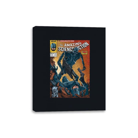 The Amazing Sci-Fi - Canvas Wraps Canvas Wraps RIPT Apparel 8x10 / Black