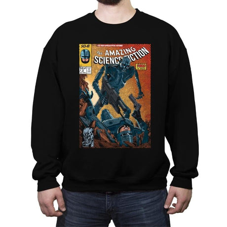 The Amazing Sci-Fi - Crew Neck Sweatshirt Crew Neck Sweatshirt RIPT Apparel Small / Black