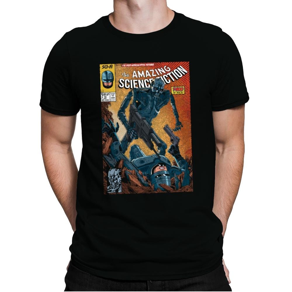 The Amazing Sci-Fi - Mens Premium T-Shirts RIPT Apparel Small / Black