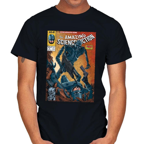 The Amazing Sci-Fi - Mens T-Shirts RIPT Apparel Small / Black