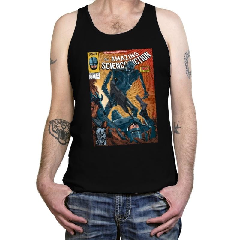 The Amazing Sci-Fi - Tanktop Tanktop RIPT Apparel X-Small / Black