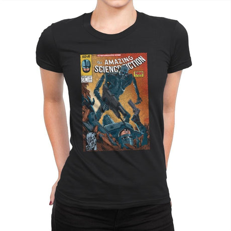 The Amazing Sci-Fi - Womens Premium T-Shirts RIPT Apparel Small / Black