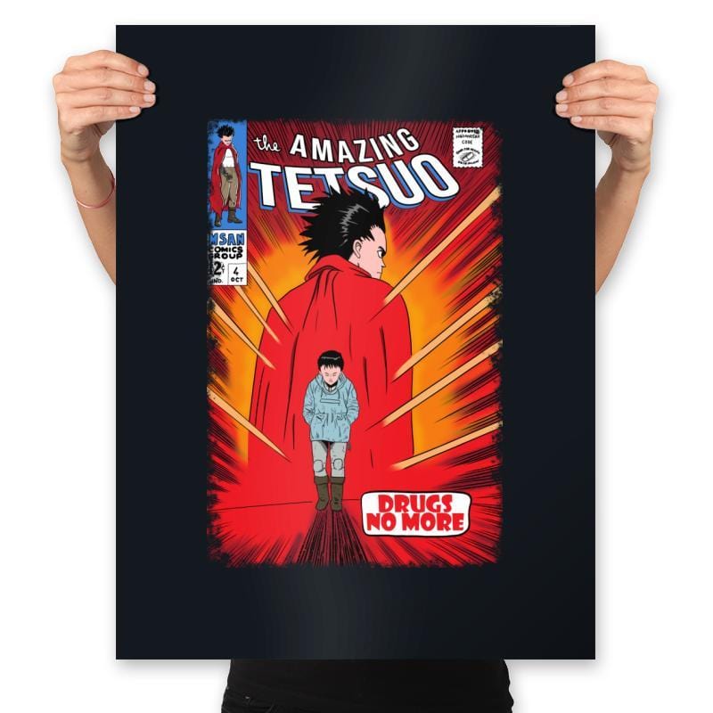 The Amazing Tetsuo - Prints Posters RIPT Apparel 18x24 / Black