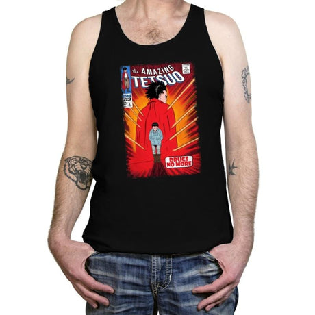 The Amazing Tetsuo - Tanktop Tanktop RIPT Apparel X-Small / Black