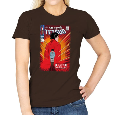 The Amazing Tetsuo - Womens T-Shirts RIPT Apparel Small / Dark Chocolate