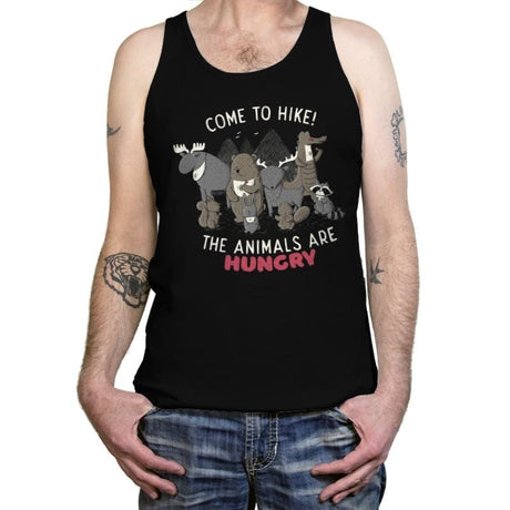 The Animals Are Hungry - Tanktop Tanktop RIPT Apparel X-Small / Black