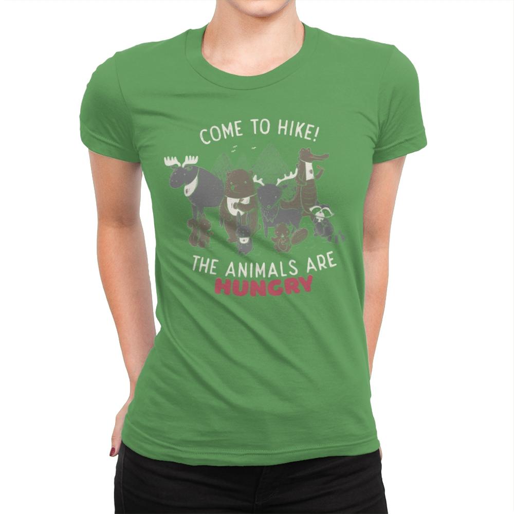 The Animals Are Hungry - Womens Premium T-Shirts RIPT Apparel Small / Kelly