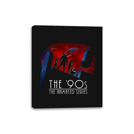 The Animated 90s - Canvas Wraps Canvas Wraps RIPT Apparel 8x10 / Black