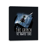 The Animated Grinch - Canvas Wraps Canvas Wraps RIPT Apparel 11x14 / Black