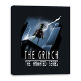 The Animated Grinch - Canvas Wraps Canvas Wraps RIPT Apparel 16x20 / Black