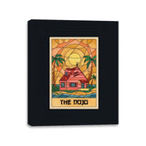 The Anime Dojo on the Beach - Canvas Wraps Canvas Wraps RIPT Apparel 11x14 / Black