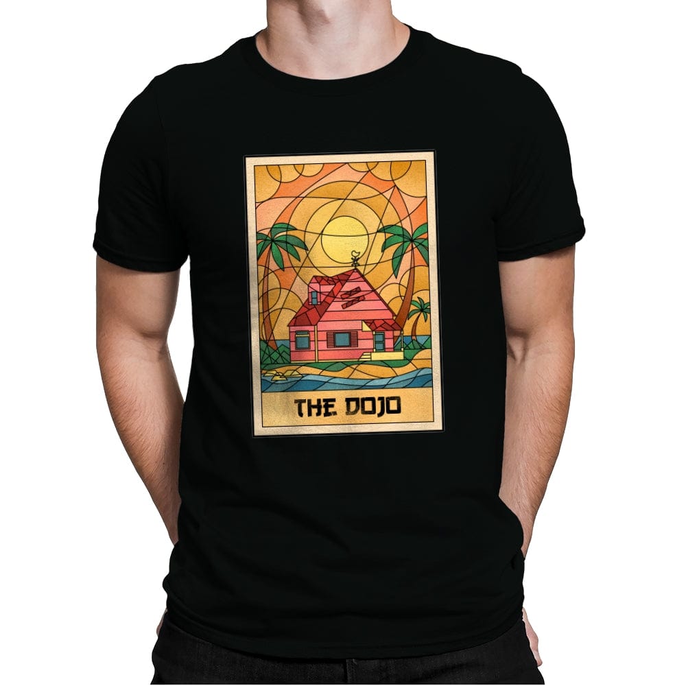 The Anime Dojo on the Beach - Mens Premium T-Shirts RIPT Apparel Small / Black