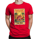 The Anime Dojo on the Beach - Mens Premium T-Shirts RIPT Apparel Small / Red