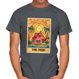 The Anime Dojo on the Beach - Mens T-Shirts RIPT Apparel Small / Charcoal