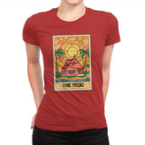 The Anime Dojo on the Beach - Womens Premium T-Shirts RIPT Apparel Small / Red