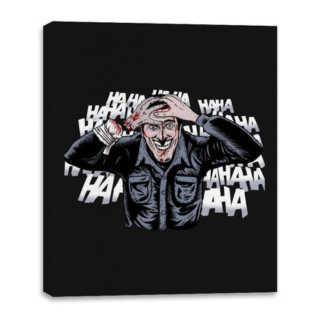 The Ash Laugh - Canvas Wraps Canvas Wraps RIPT Apparel 16x20 / Black