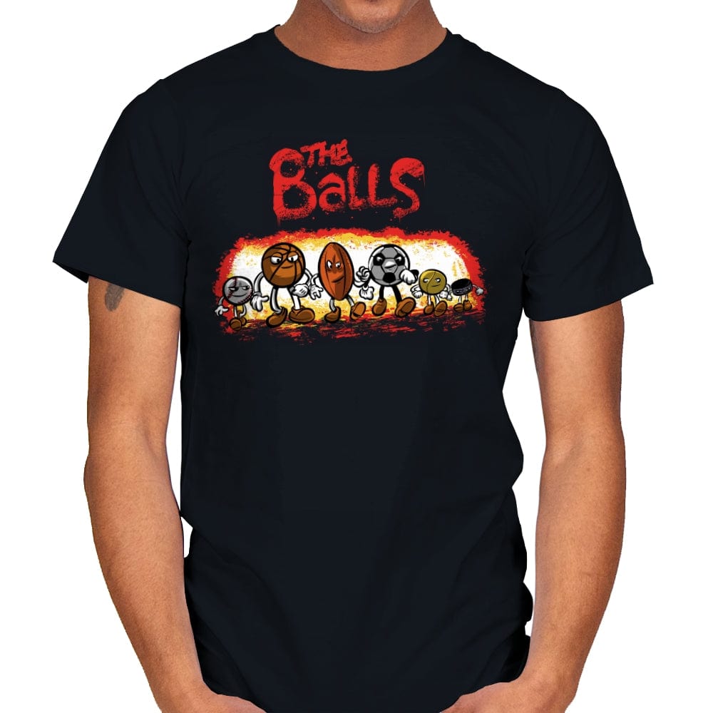 The Balls - Mens T-Shirts RIPT Apparel Small / Black