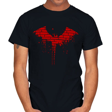 The Bat's City - Mens T-Shirts RIPT Apparel Small / Black