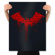 The Bat's City - Prints Posters RIPT Apparel 18x24 / Black