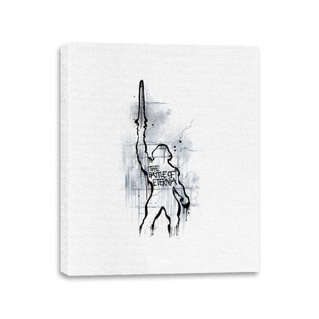 The Battle of Eternia - Canvas Wraps Canvas Wraps RIPT Apparel 11x14 / White