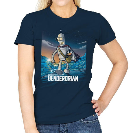 The Benderorian - Womens T-Shirts RIPT Apparel Small / Navy