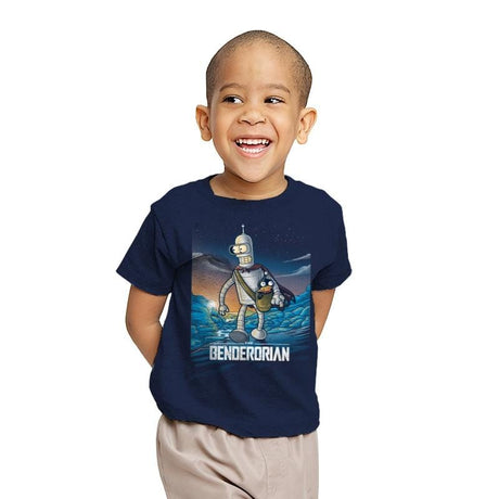 The Benderorian - Youth T-Shirts RIPT Apparel X-small / Navy