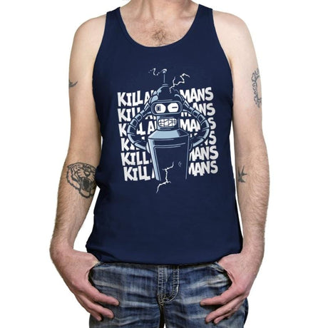 The Bending Joke - Tanktop Tanktop RIPT Apparel X-Small / Navy