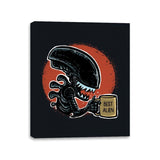 The Best Alien - Canvas Wraps Canvas Wraps RIPT Apparel 11x14 / Black