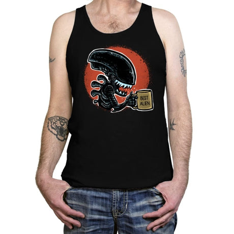 The Best Alien - Tanktop Tanktop RIPT Apparel X-Small / Black