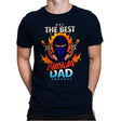 The Best Ninja Dad - Mens Premium T-Shirts RIPT Apparel Small / Midnight Navy