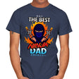 The Best Ninja Dad - Mens T-Shirts RIPT Apparel Small / Navy